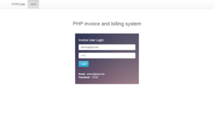 PHP invoice and billing system