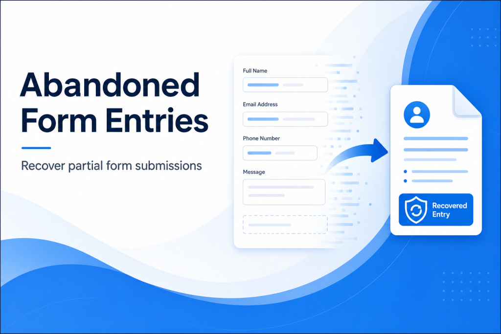 Partial Form Recovery for WPForms screenshot 1