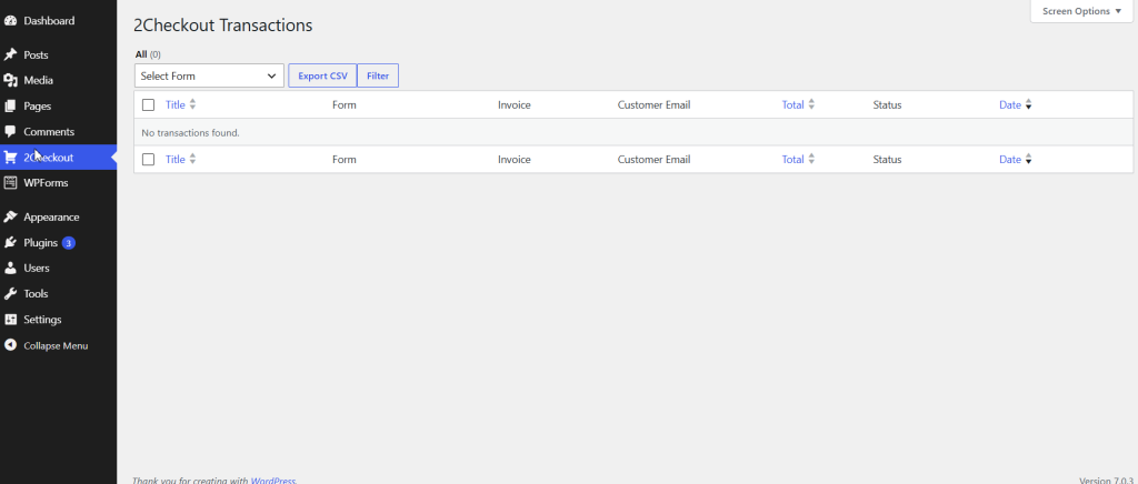 Thenameda Form Payments with 2Checkout for WPForms screenshot 2