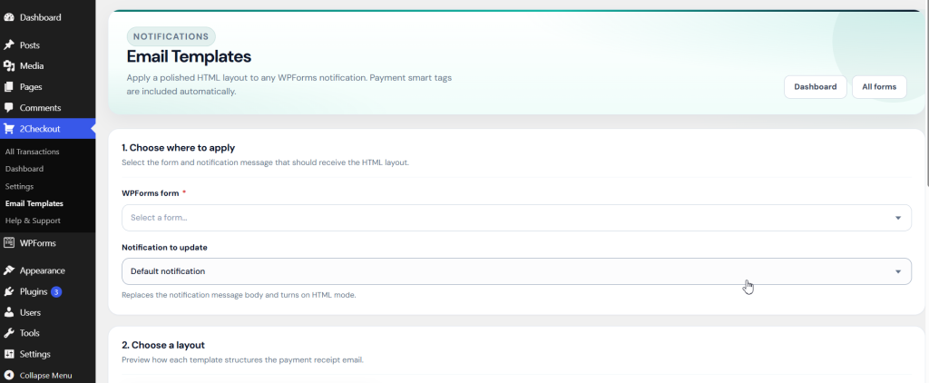 Thenameda Form Payments with 2Checkout for WPForms Pro screenshot 6