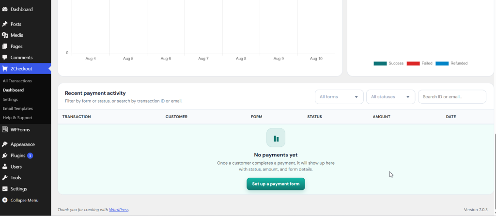 Thenameda Form Payments with 2Checkout for WPForms Pro screenshot 12