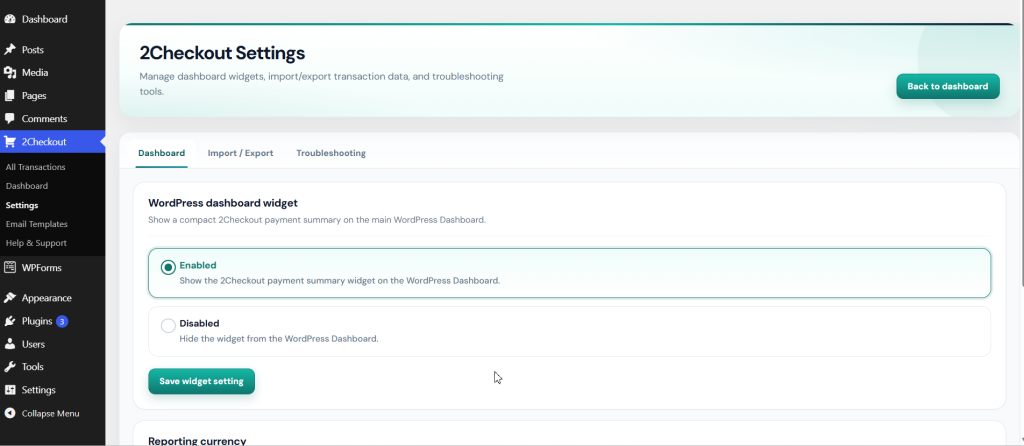 Thenameda Form Payments with 2Checkout for WPForms Pro screenshot 11
