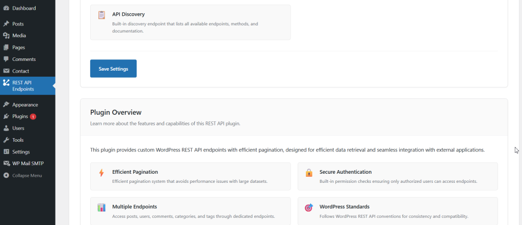 Advanced WP REST API Manager screenshot 3