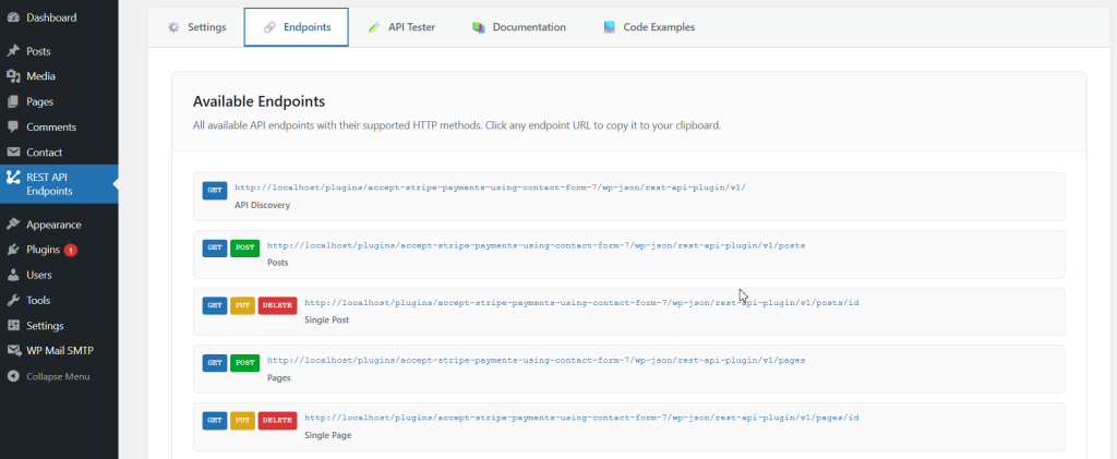 Advanced WP REST API Manager screenshot 5