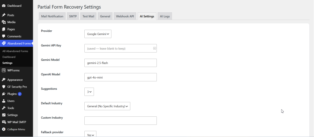 Partial Form Recovery Addon for WPForms screenshot 11