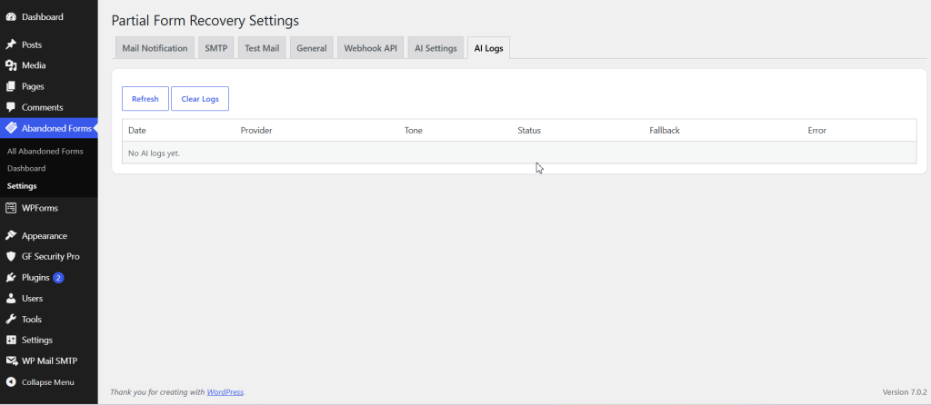 Partial Form Recovery Addon for WPForms screenshot 12
