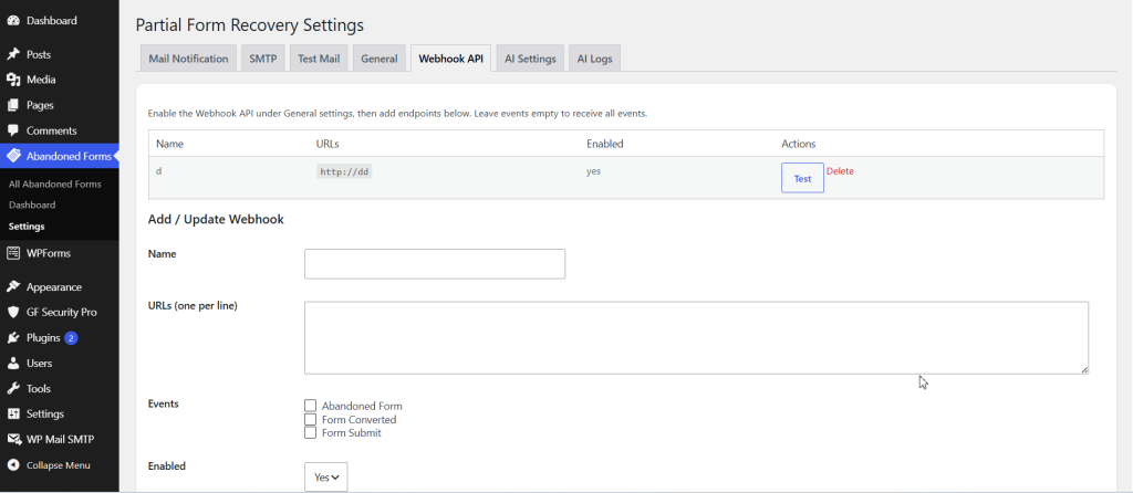 Partial Form Recovery Addon for WPForms screenshot 10