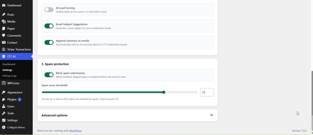 AI Assistant for Contact Form 7 screenshot 7