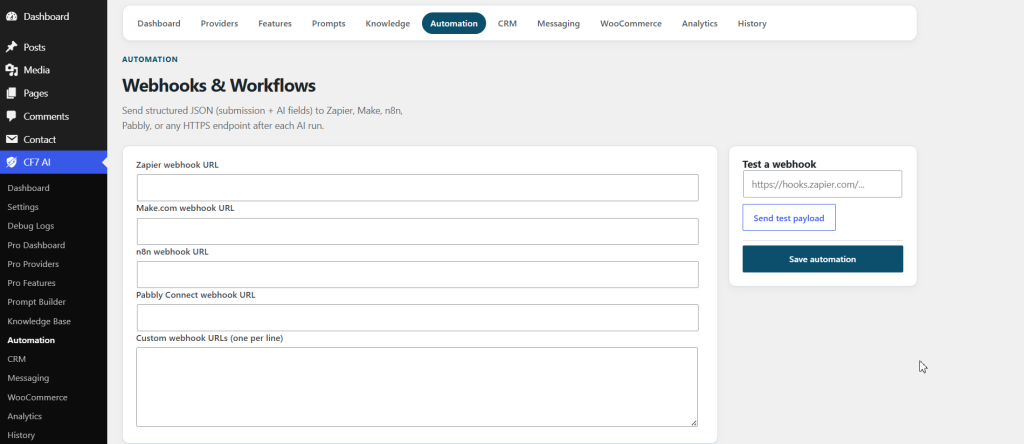 AI Assistant for Contact Form 7 Pro screenshot 6