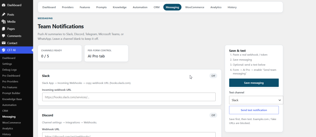 AI Assistant for Contact Form 7 Pro screenshot 8