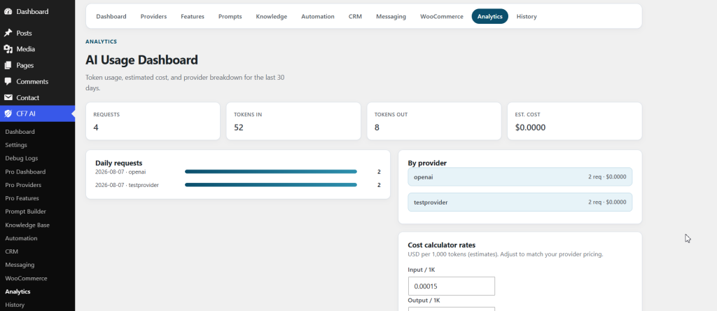 AI Assistant for Contact Form 7 Pro screenshot 10