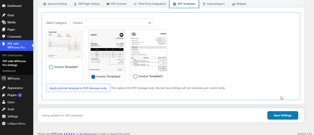 Generate PDF for WPForms Pro screenshot 6