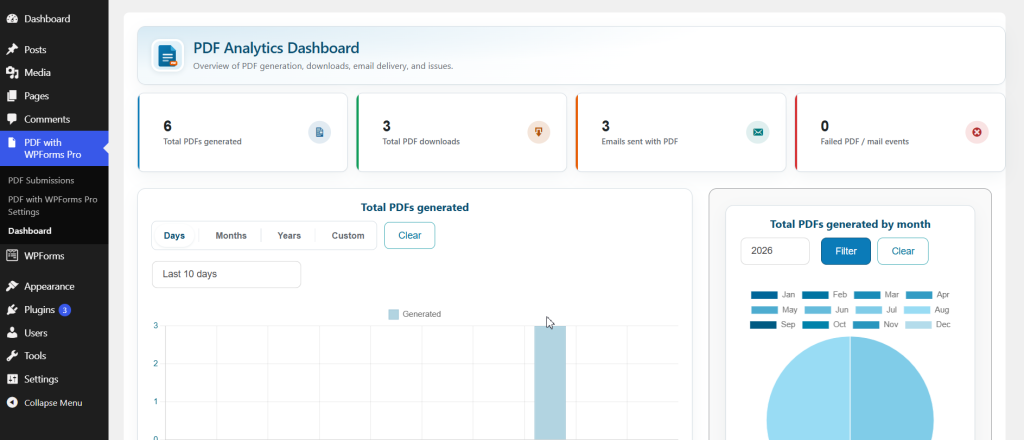 Generate PDF for WPForms Pro screenshot 3