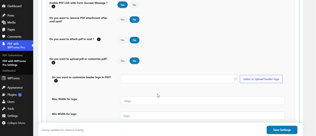 Generate PDF for WPForms Pro screenshot 16