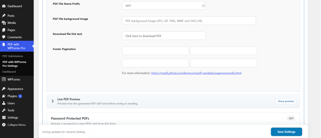 Generate PDF for WPForms Pro screenshot 13