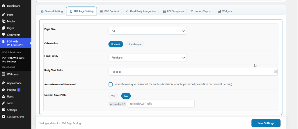 Generate PDF for WPForms Pro screenshot 11