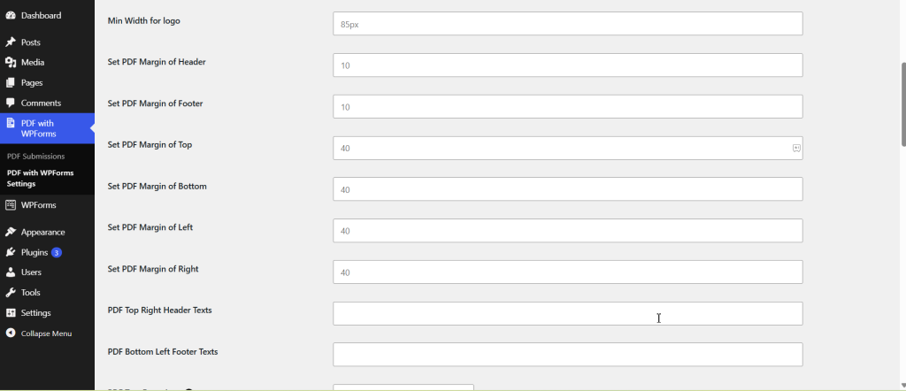 Generate PDF For WPForms screenshot 5