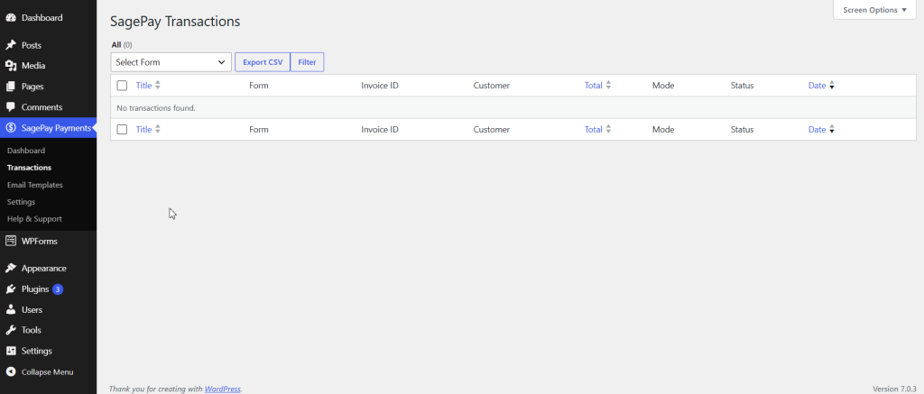 Thenameda Form Payments with SagePay for WPForms Pro screenshot 10