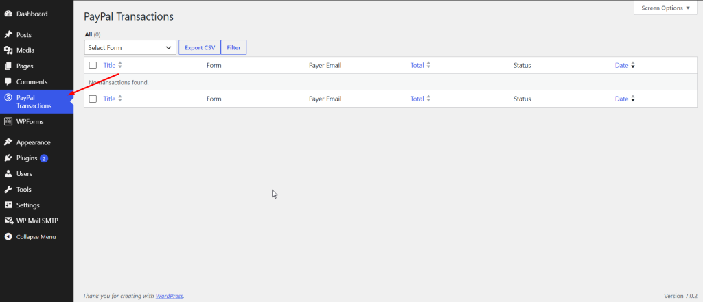 Thenameda Form Payments with PayPal for WPForms screenshot 4