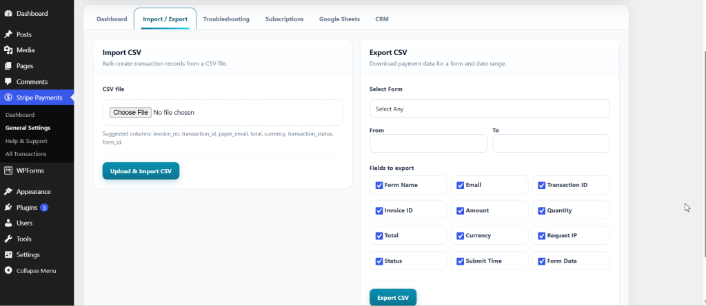 Thenameda Form Payments with Stripe for WPForms Pro screenshot 12
