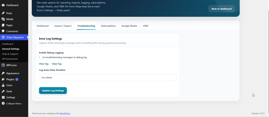 Thenameda Form Payments with Stripe for WPForms Pro screenshot 11