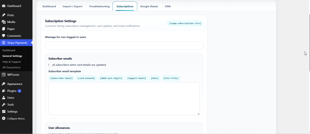 Thenameda Form Payments with Stripe for WPForms Pro screenshot 10