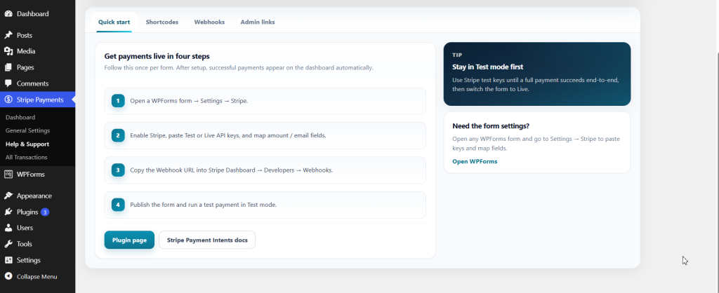 Thenameda Form Payments with Stripe for WPForms Pro screenshot 6