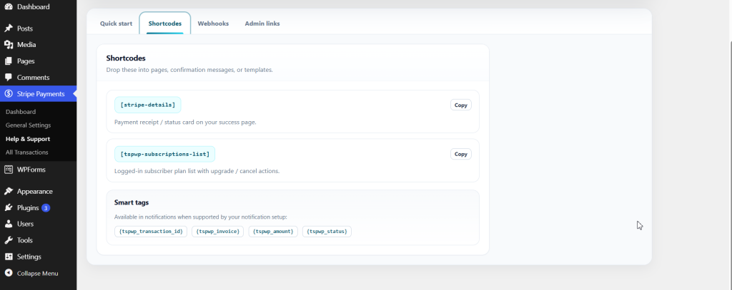 Thenameda Form Payments with Stripe for WPForms Pro screenshot 5