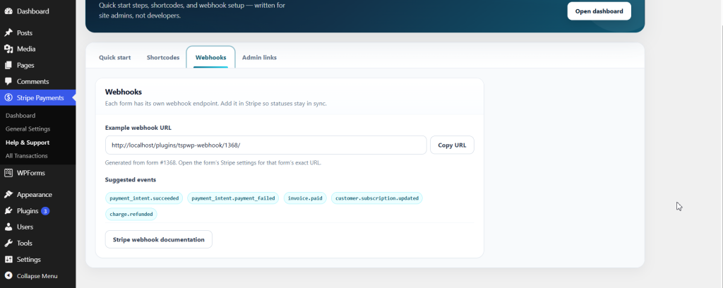 Thenameda Form Payments with Stripe for WPForms Pro screenshot 4