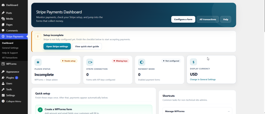 Thenameda Form Payments with Stripe for WPForms Pro screenshot 17