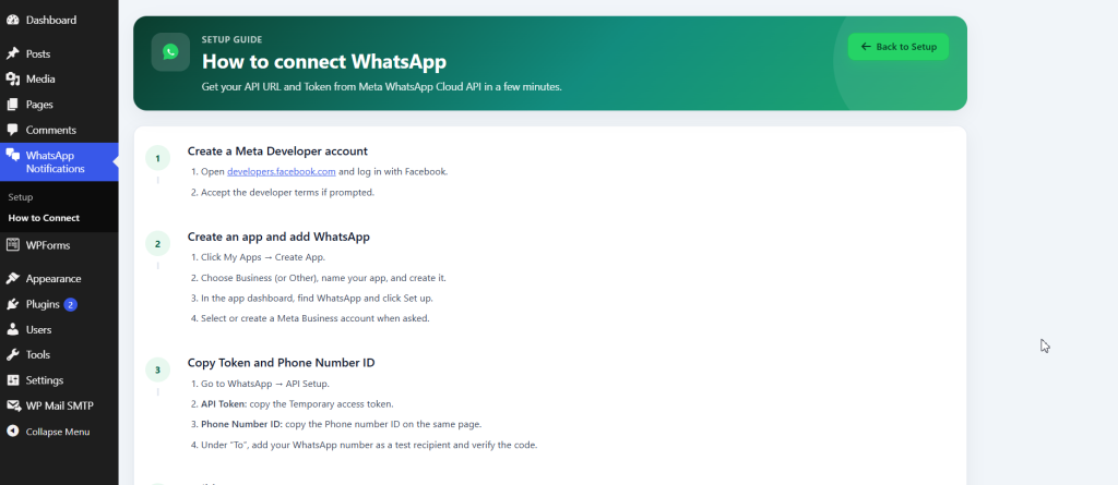 WhatsApp Notifications Pro for WPForms screenshot 4