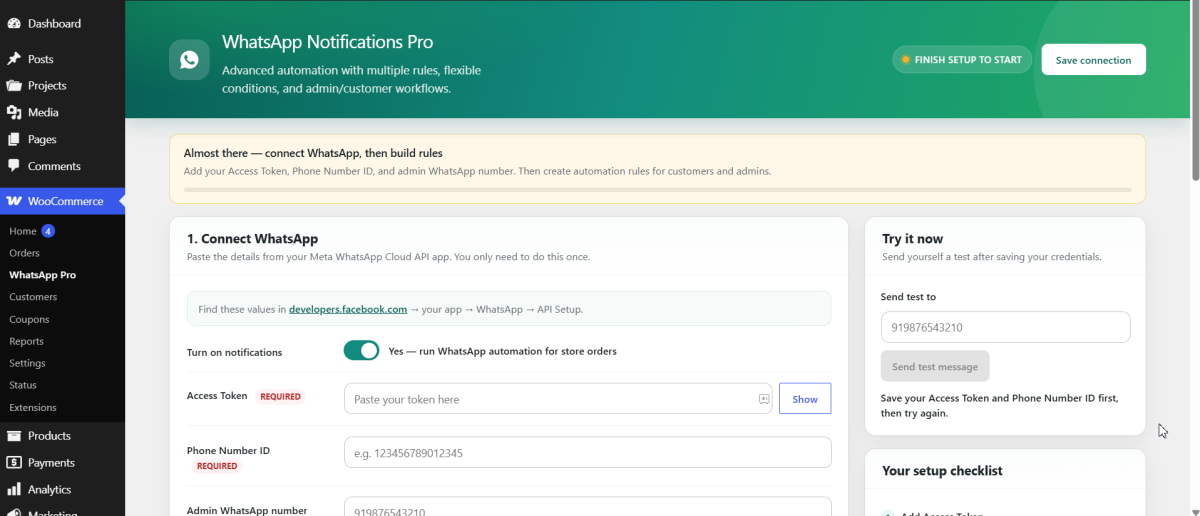 WhatsApp Notifications Pro for WooCommerce